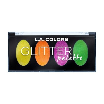L.A. Colors Oční Stíny Glitter Palette 4 g