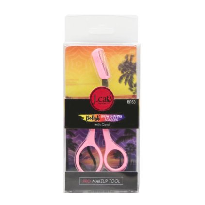 J.Cat Polish Brow Scissors with Comb