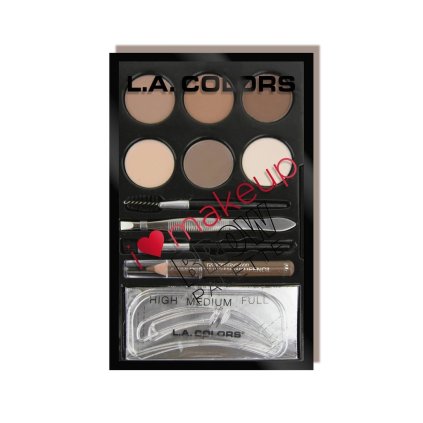 L.A. Colors Sada na úpravu obočí I Heart Makeup 7 g