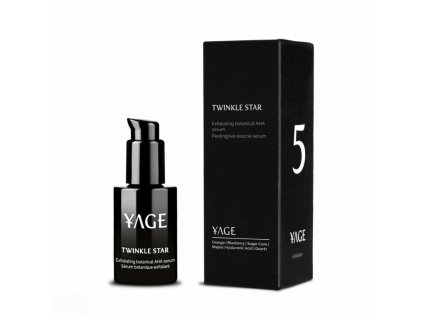 Noční exfoliační sérum s ovocnými AHA kyselinami Twinkle star, č. 5 YAGE Organics|30ml