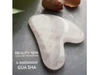 Masážní přirodni kámen na obličej a tělo Gua-Sha od Beauty Spa