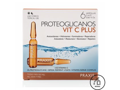 Sérum na pleť  s liftingovým efektem Praxis Proteoglicanos Vitamin C 6 AMP.(2 ML)