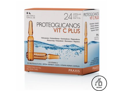 Sérum na pleť  s liftingovým efektem Praxis Proteoglicanos Vitamin C 24 amp. (2 ML)