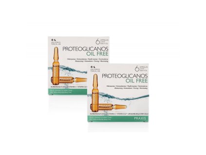 Sérum na pleť s liftingovým efektem ampule Praxis Proteoglicanos OIL FREE 6+6 ks