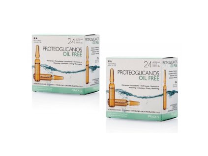 Sérum na pleť  s liftingovým efektem ampule Praxis Proteoglicanos OIL FREE 24+24 ks