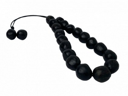 Vonná relaxační šňůrka z muškátových oříšků - černá