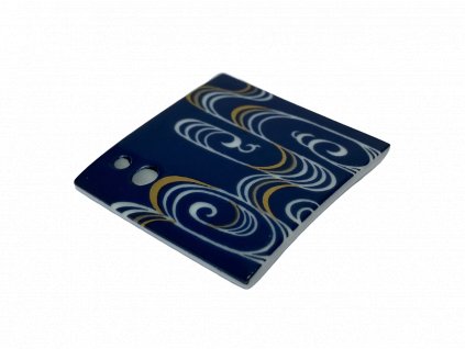 Japonský porcelánový stojánek na vonné tyčinky - Whirling Current