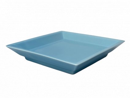 Japonský porcelánový talířek na vonné tyčinky - Světle modrý