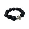 Vonný náramek z muškátových oříšků - černá