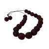 Vonná relaxační šňůrka z muškátových oříšků - bordó