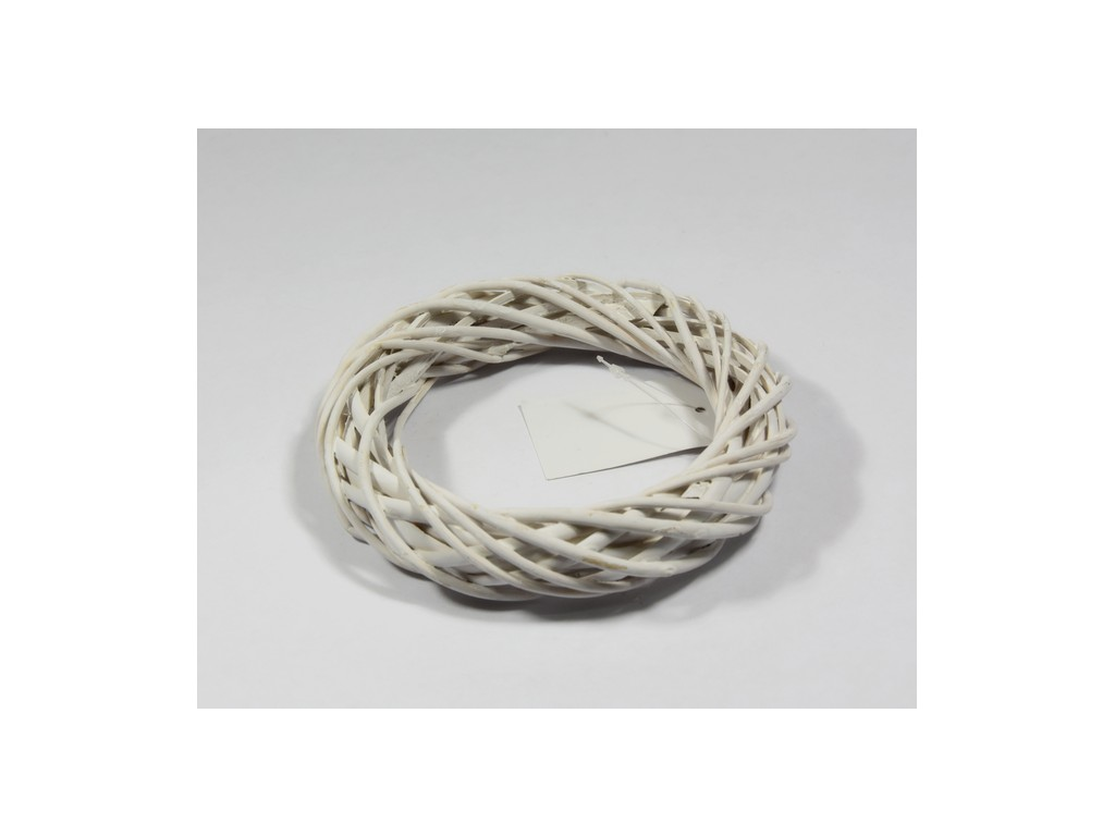 Veniec vintage 15cm biely