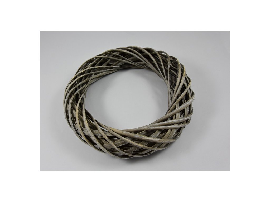 Veniec vintage 30cm, sivý