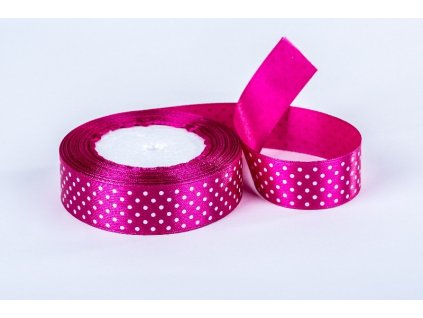 165 St. satén bodky cykl. 2,5cmx25Y