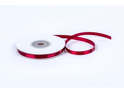 171 St. satén bordó 0,65 cm x 25 yrd