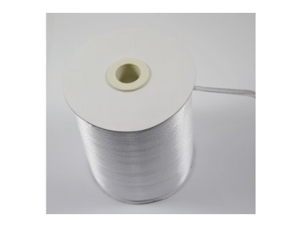 171 Maxi St. satén biela 0,6 cm x 500 yrd