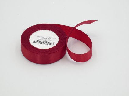 175 St. satén bordó 2,5cm x 25 yrd