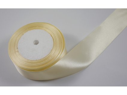 176 St. satén krém 4 cm x 25 yrd