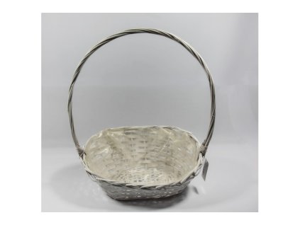 Darček. košík biely