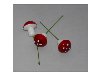 Mini muchotrávka 3 cm S/48