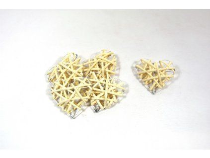 RESPedig. flat srdce 7cm S12 biela