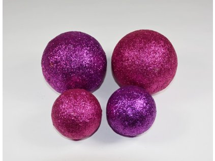 Gula glitter 7+10cm S/8 cykl.+pur.