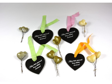 Srdce + drôt S/120 mix