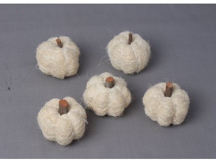 Tekvička sisal biela S/9