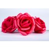 Ruža 4cm, S/36 červ.