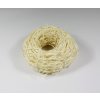 Veniec tučný, 15cm, biely