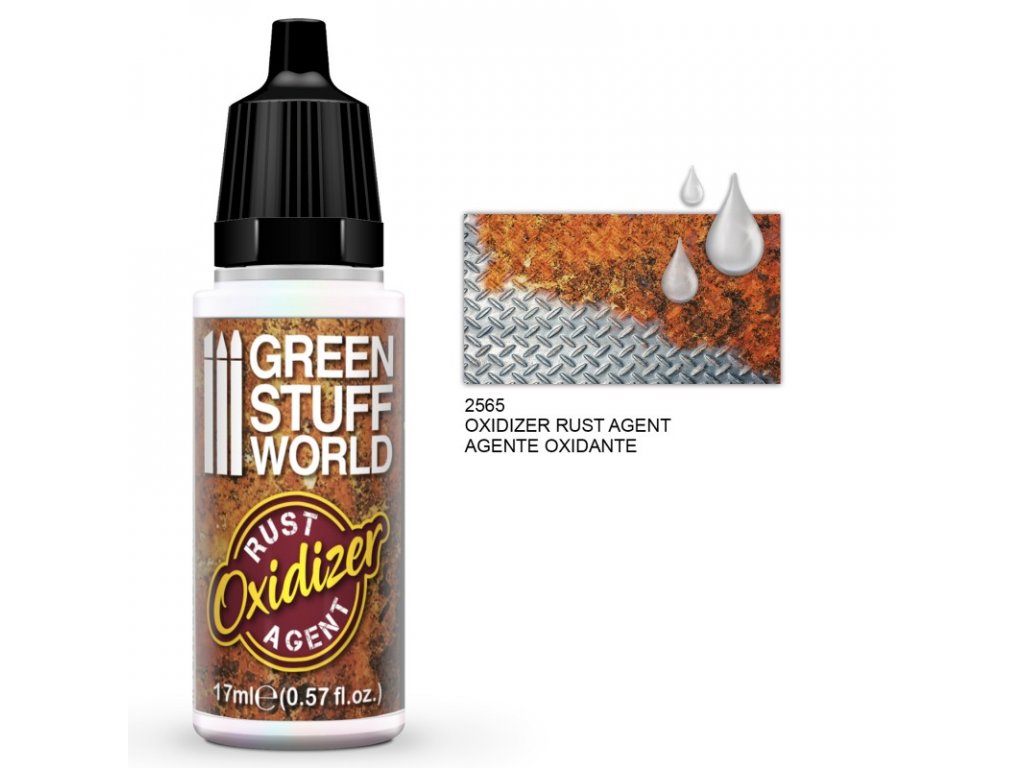 Green Stuff World: Rust Metal Oxidizer Medium - 17ml Green Stuff World: Rust Metal Oxidizer Medium - 17ml