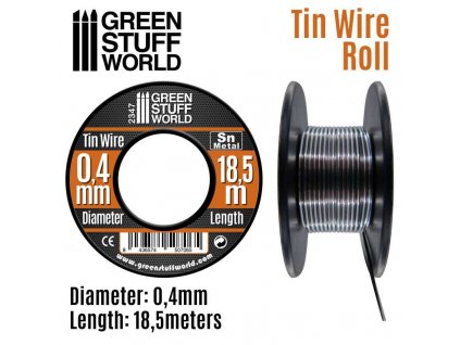 flexible tin wire roll 04mm