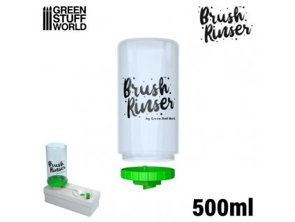brush rinser bottle 500ml green