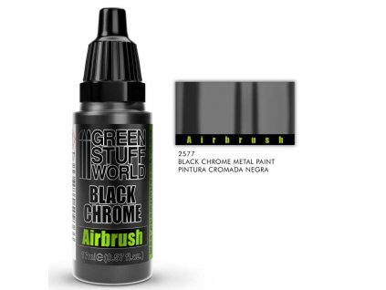 black chrome paint airbrush