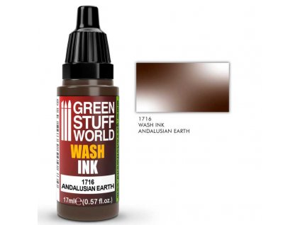 wash ink andalusian earth