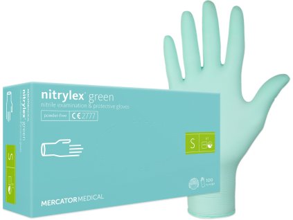 Nitrile gloves mint