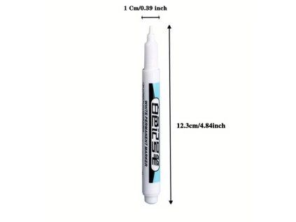 White permanent marker