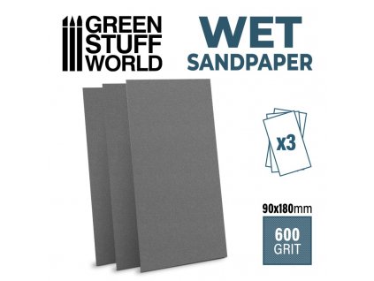 Wet Sandpaper 600 (3 pcs)