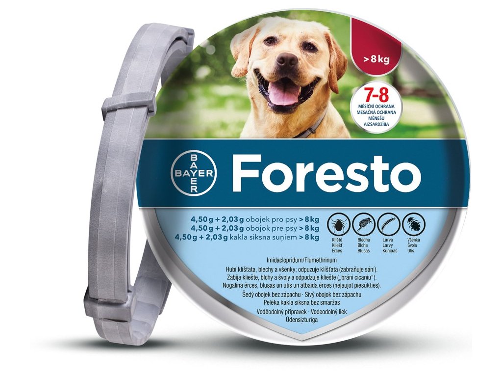 Bayer Foresto obojok pre veľké psy nad 8 kg