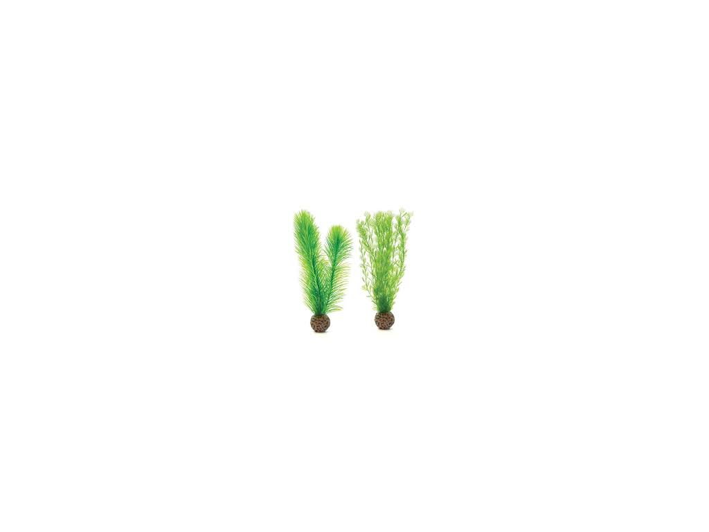 7560 biorb akvarijni dekorace kapradi zelene male 2 ks