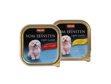 Animonda Vom Feinsten Light Lunch paštéta pre psov morka + šunka 150g