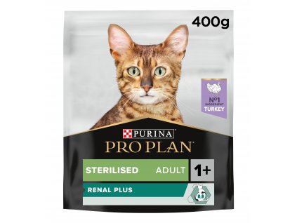 Pro Plan Cat Renal Plus Sterilised morka 400g