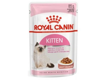 2667 royal canin kitten instictive gravy ve stave 12x85g