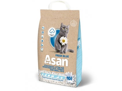 Asan Cat Fresh Blue eko-stelivo pro kočky a fretky 10l (2kg)