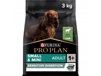 Pro Plan Dog Sensitive Digestion Adult Small&Mini jahňacie 3kg