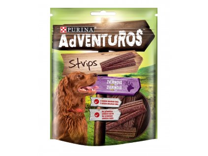 5316 adventuros snack strips zverina 90g