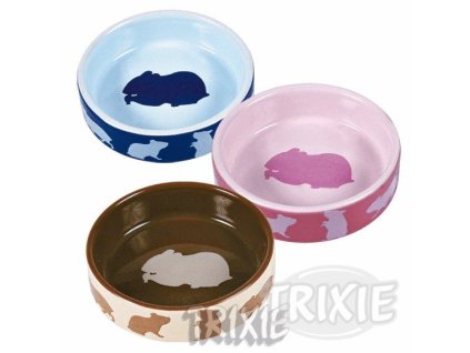 Trixie Keramická miska pre škrečky farebná 80 ml / 8 cm