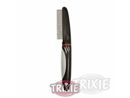 Trixie DeLuxe stredne hustý s protišmykovou rukoväťou 22 cm