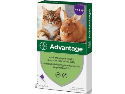 Advantage S.O. antip.mačka nad 4kg 1x0,8ml