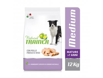 Natural Trainer Medium Maturity čerstvé kura 12 kg