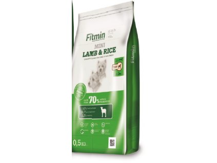 17289 fitmin dog mini lamb rice 0 5kg